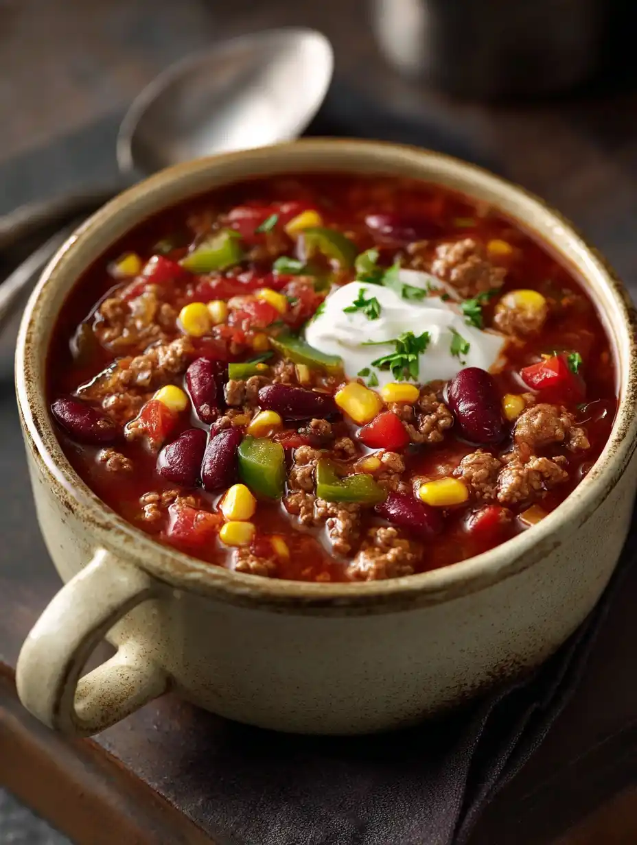 Slow Cooker Taco Soup