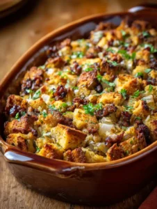 Southern Italian Thanksgiving Stuffing: A Savory Sausage & Fennel Feast