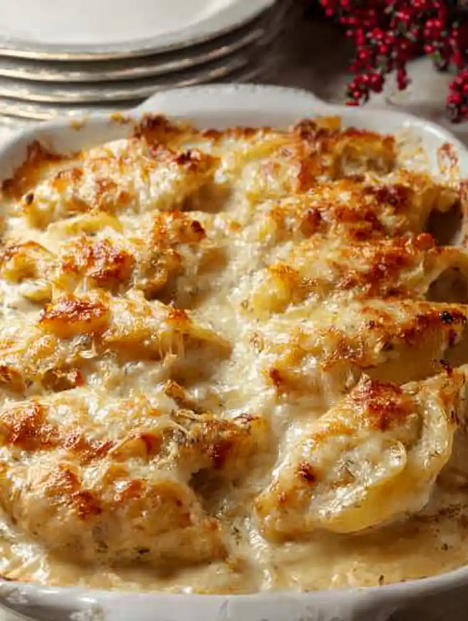 Thanksgiving Leftovers Stuffed Shells
