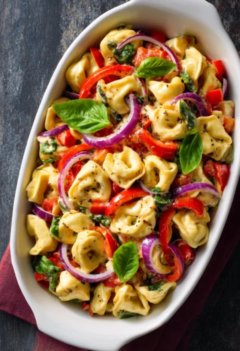 Best Tortellini Pasta Salad Recipe Easy Tortellini Pasta Salad Ideas Healthy Tortellini Pasta Salad Variations Vegetarian ...