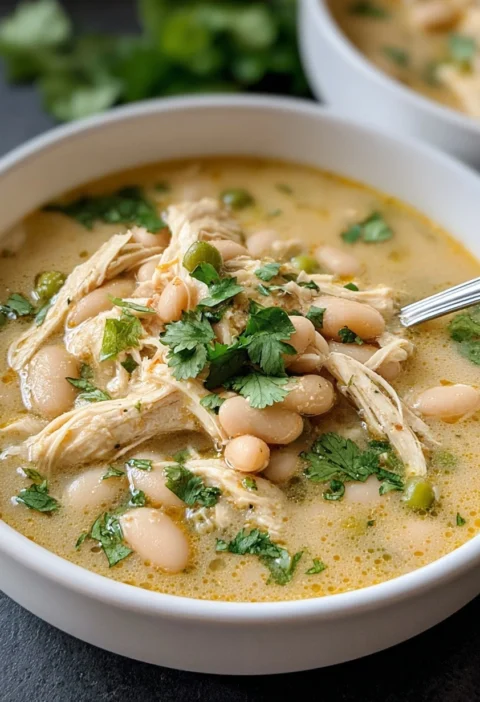 Easy Cozy White Chicken Chili Recipe White Chicken Chili For Couples Best White Chicken Chili Small Batch Healthy White Ch...