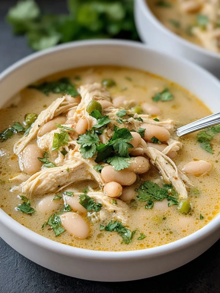 Cozy White Chicken Chili for Two
