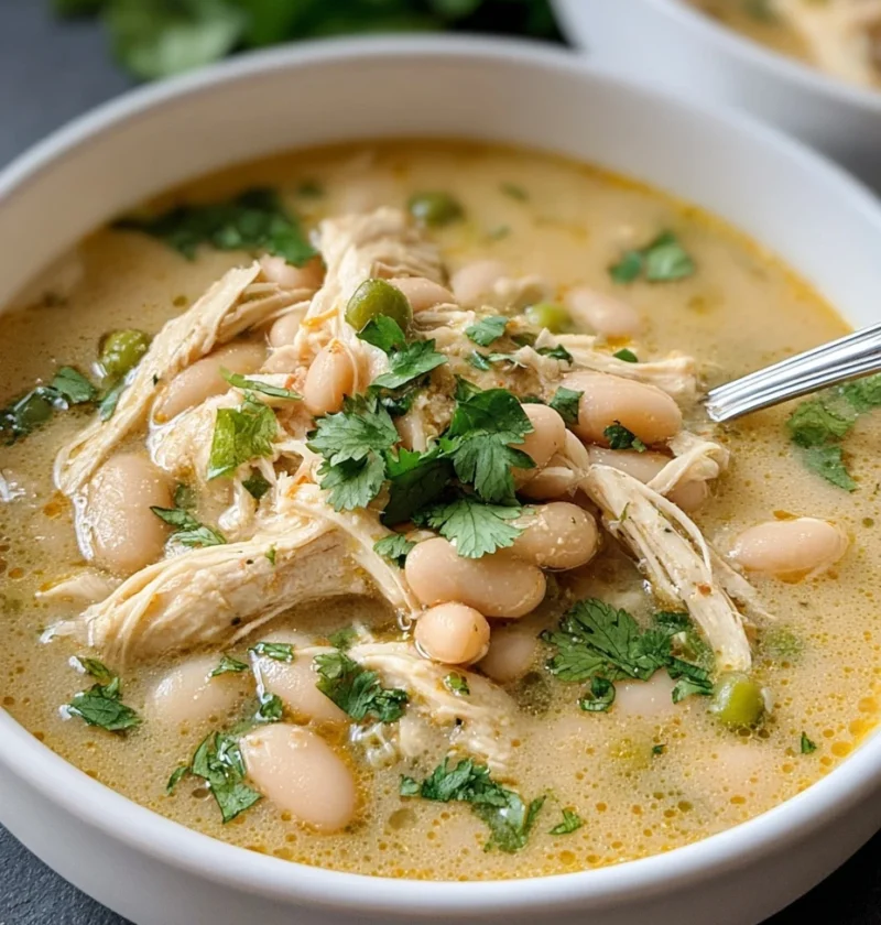 Easy Cozy White Chicken Chili Recipe White Chicken Chili For Couples Best White Chicken Chili Small Batch Healthy White Ch...