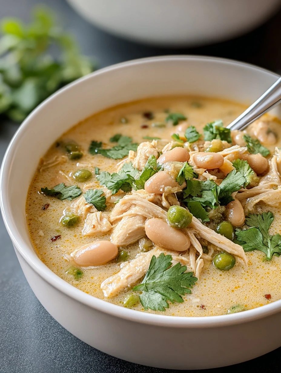 Easy Cozy White Chicken Chili Recipe White Chicken Chili For Couples Best White Chicken Chili Small Batch Healthy White Ch...