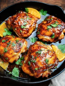 Irresistible Honey Orange Glazed Chicken Recipe