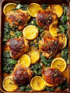 Sheet Pan Citrus-Glazed Chicken Recipe