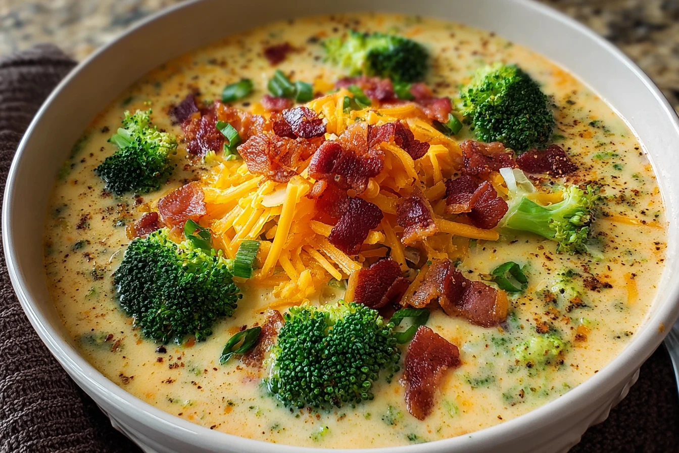 Loaded Broccoli Cheddar Soup