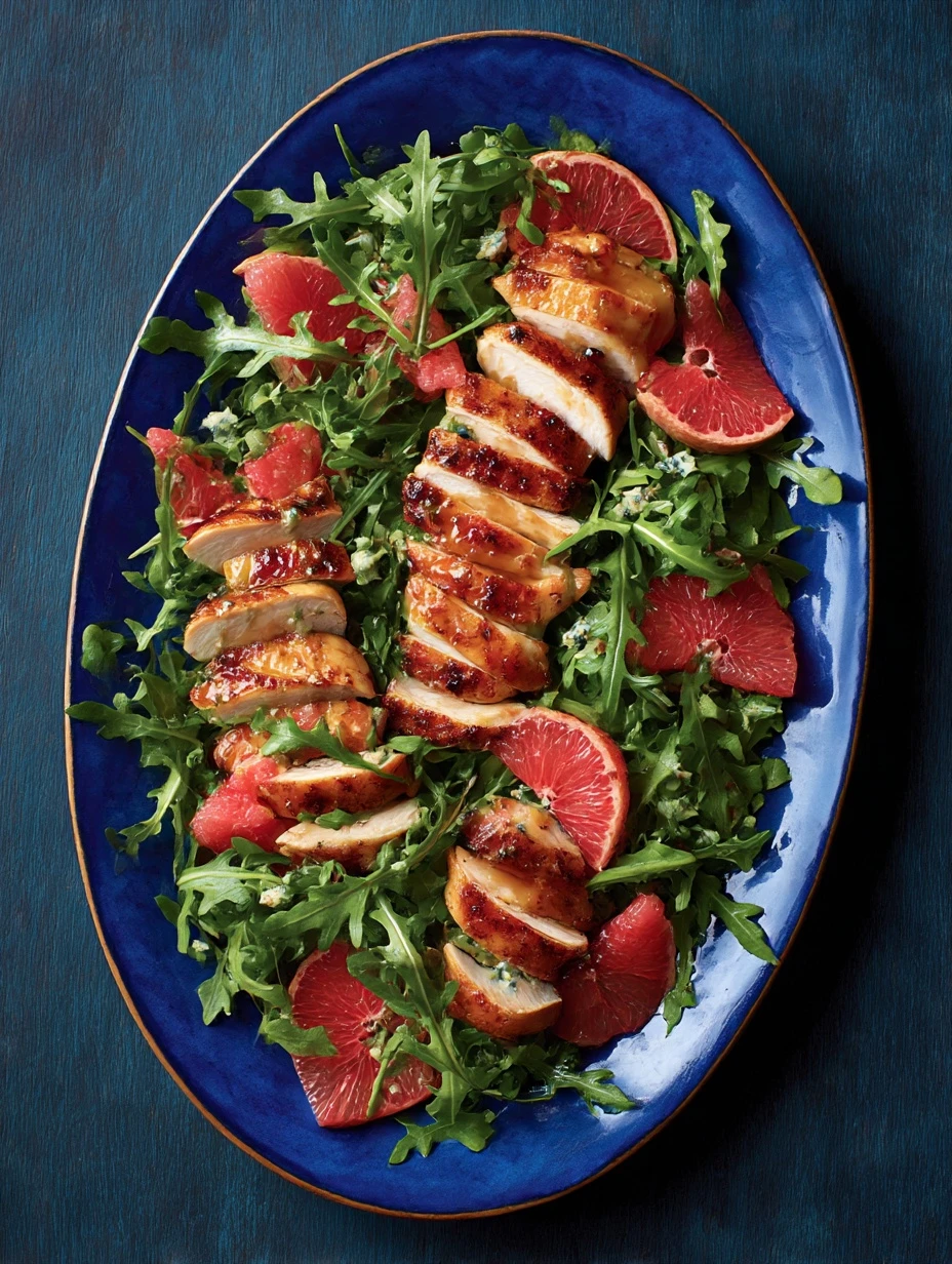 Miso-Butter Chicken With Grapefruit