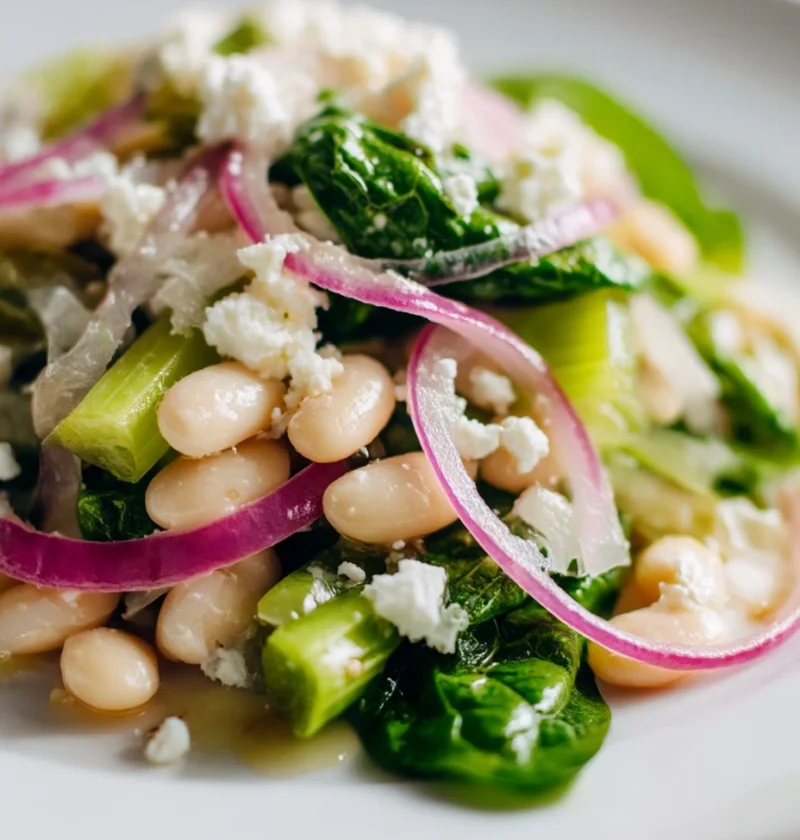 White Bean Feta Salad Recipe Quick Pickled Celery And Bean Salad Healthy White Bean Feta Salad Ideas How To Make Pickled C...