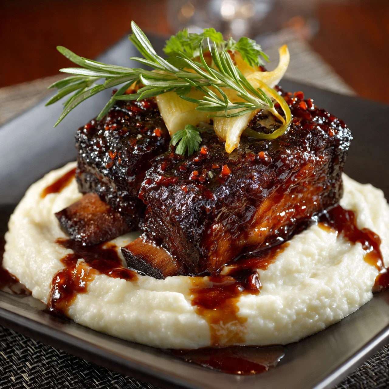 Apple Cider Braised Short Ribs