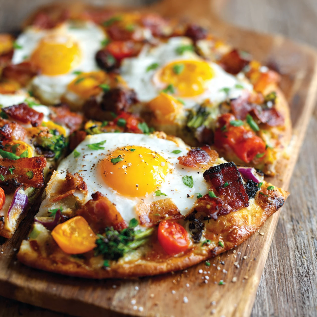 Breakfast Flatbreads Sausage Bacon: A Tasty Delight!