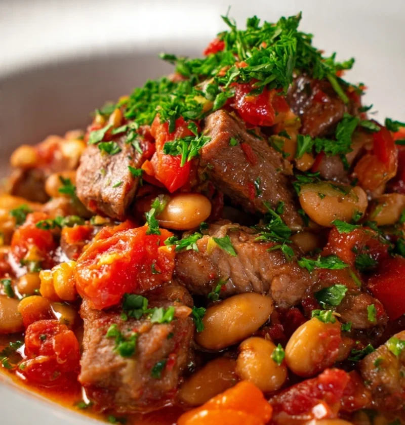 Cassouletstyle Lamb Shanks Beans
