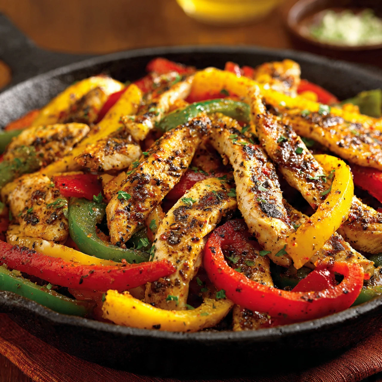 Chicken or Steak Fajita Skillet : Easy One-Pan Tex-Mex Dinner