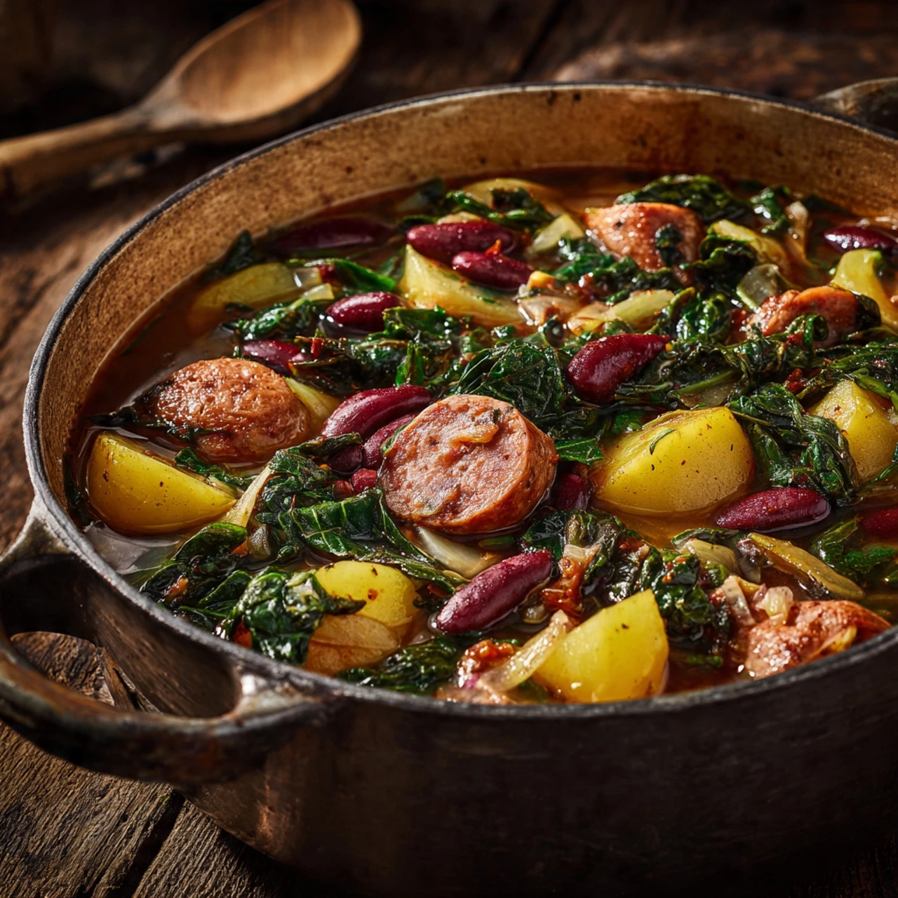 Christmas Sausage and Kale Soup (A Warm Holiday Embrace!)