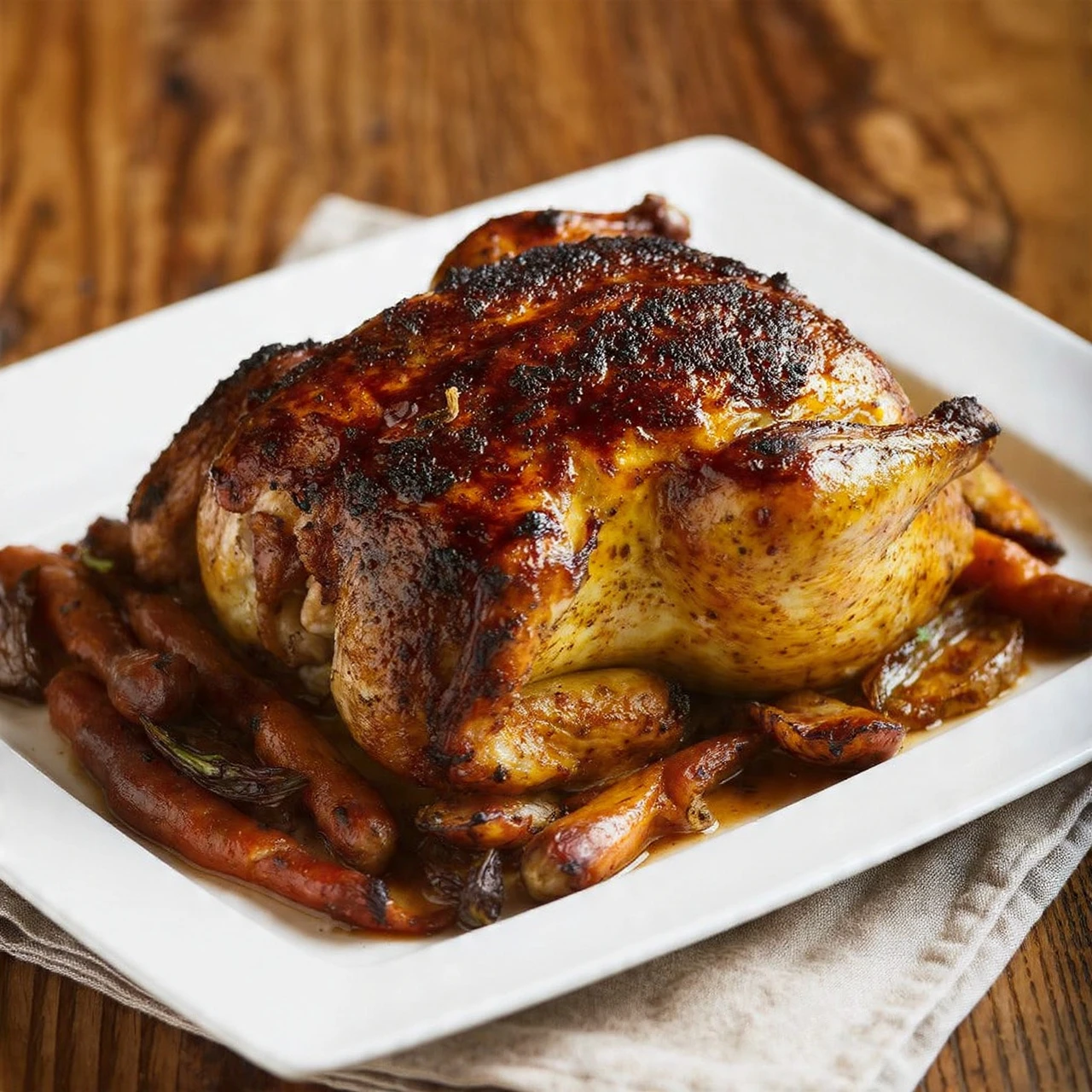 Cranberry Maple Roast Chicken