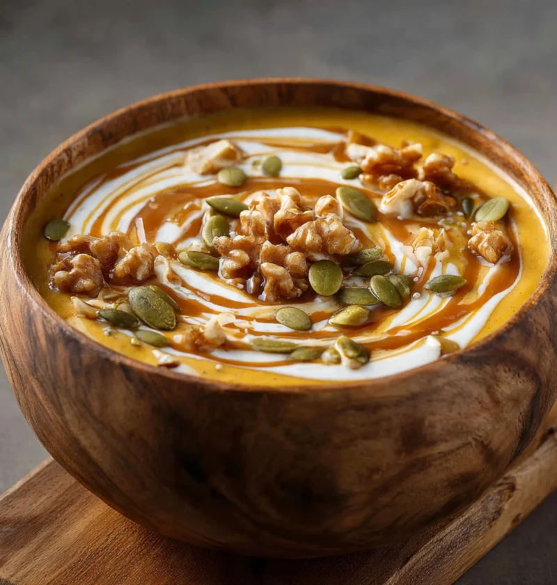 Creamy Pumpkin Pie Yogurt Bowl Recipe