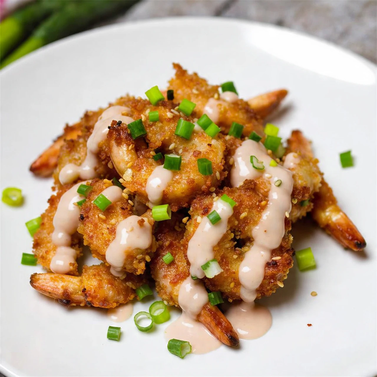 Crispy Air Fryer Bang Shrimp Flavorful Delight