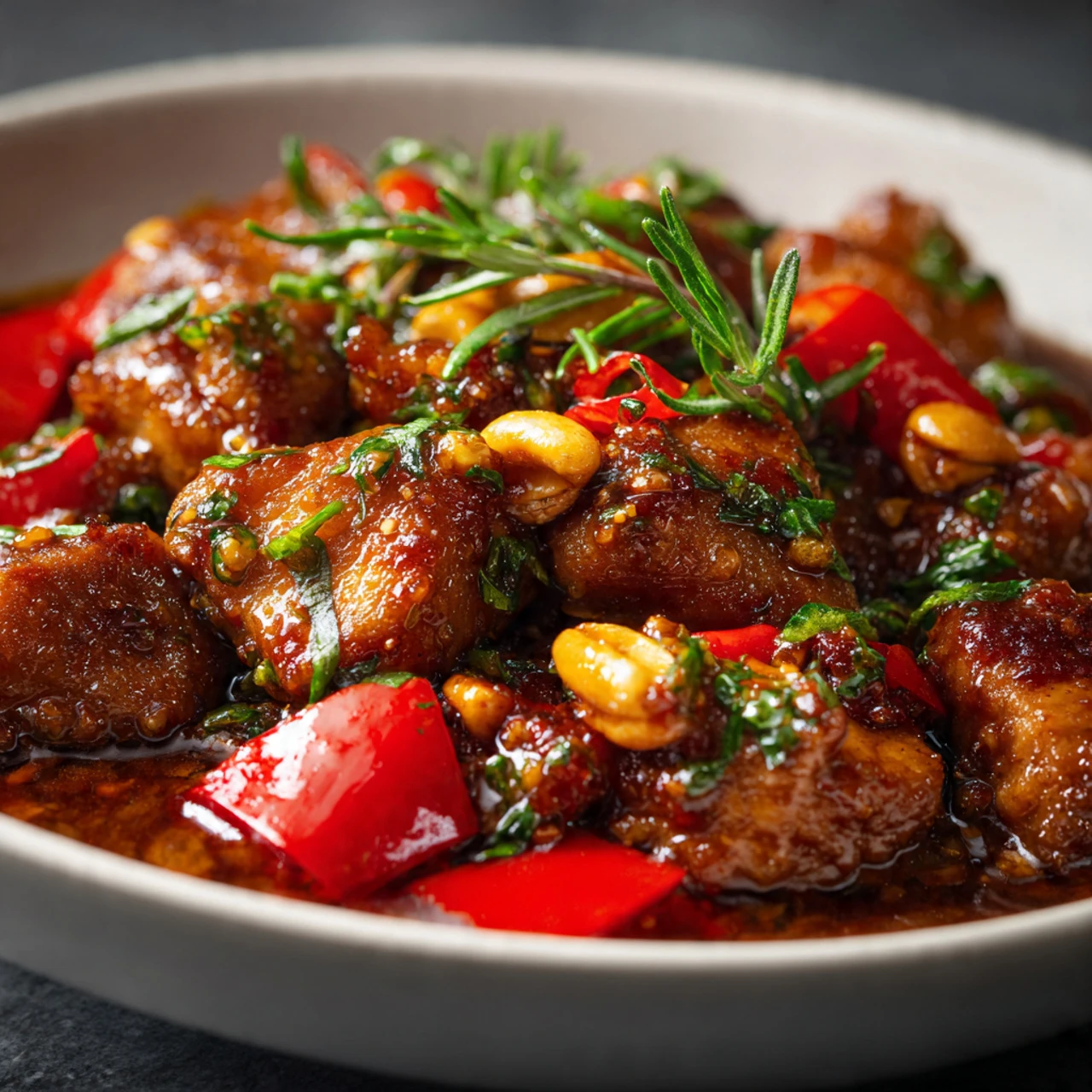 Delicious Slow Cooker Kung Pao Chicken Recipe Meals