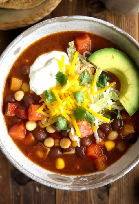 Easy 30 Minute Taco Soup Recipe Best Quick Taco Soup Recipe Healthy Taco Soup Under 30 Minutes Low Calorie Taco Soup Recip...