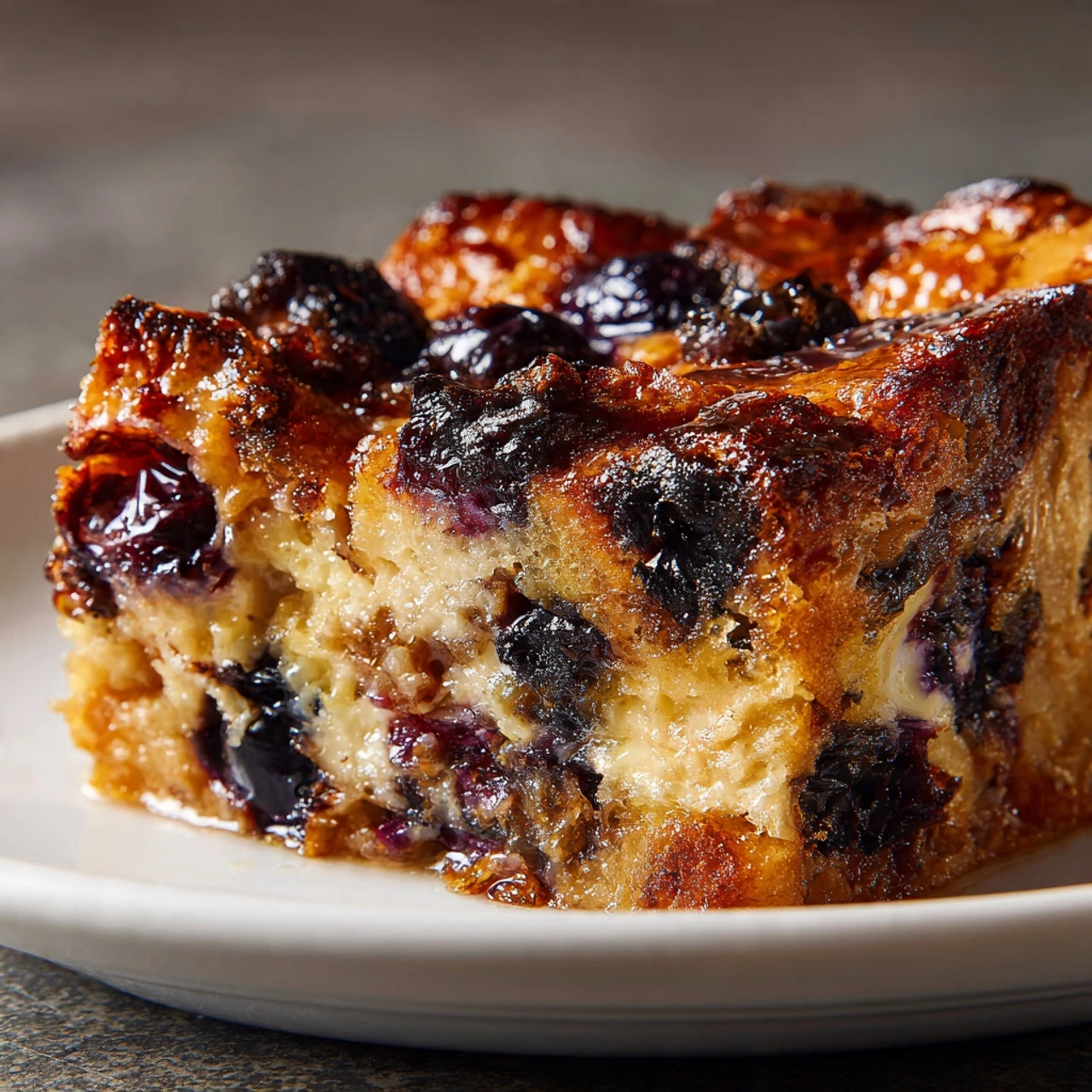 Easy Blueberry Cream Cheese Croissant Bake Best Blueberry Croissant Casserole Recipe Overnight Blueberry Cream Cheese Croi...