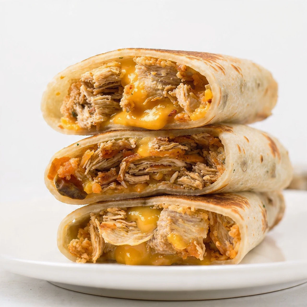 Easy Cheesy Garlic Chicken Wraps Recipe How To Make Ooey-gooey Chicken Wraps Best Garlic Cheese Chicken Wrap Dinner Cheesy...