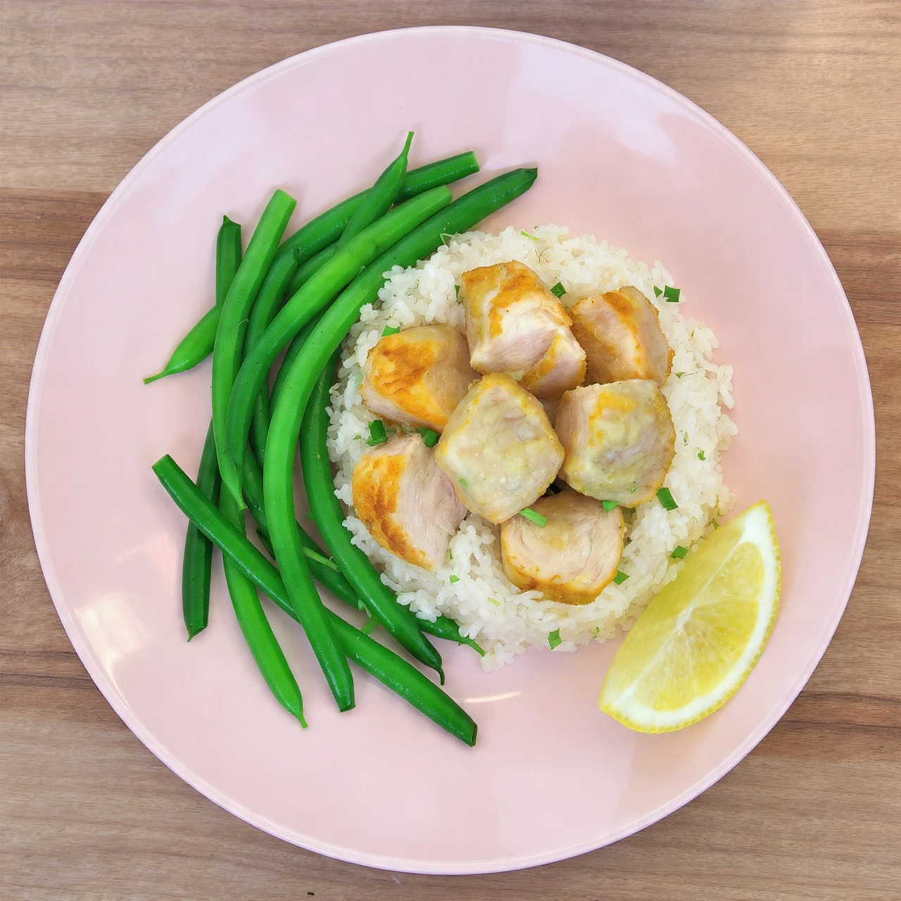 Easy Lemon Chicken Stir Fry Recipe 30-minute Lemon Chicken Stir Fry Healthy Lemon Chicken Green Beans Meal Quick Lemon Chi...