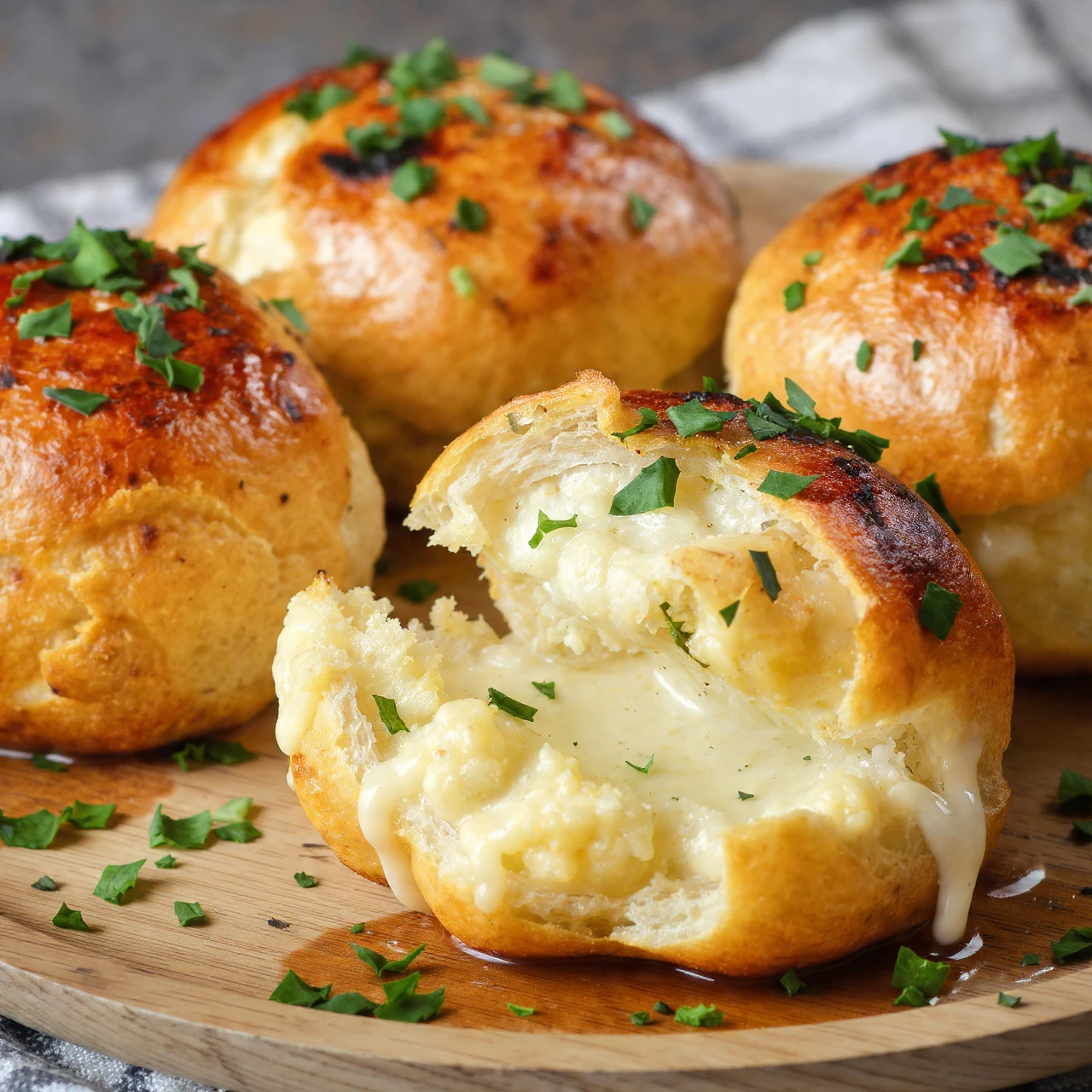 Garlic Parmesan Cheeseburger Bombs: Delight in Every Bite!