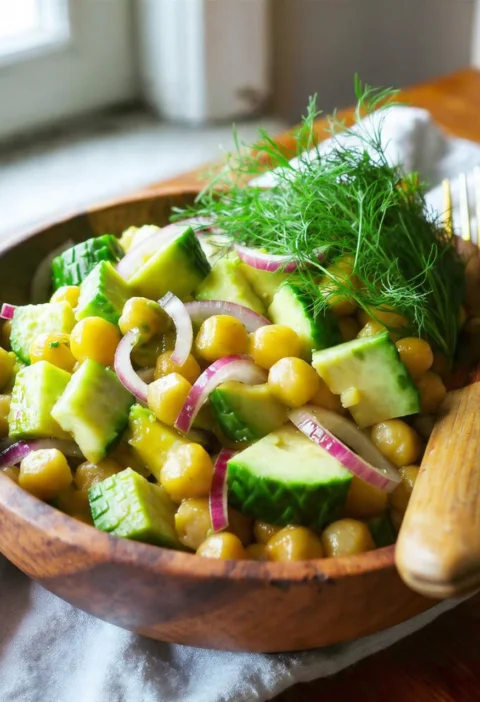 Healthy Tuna Garbanzo Bean Salad