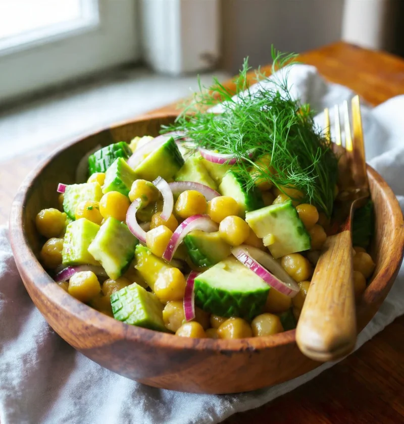 Healthy Tuna Garbanzo Bean Salad