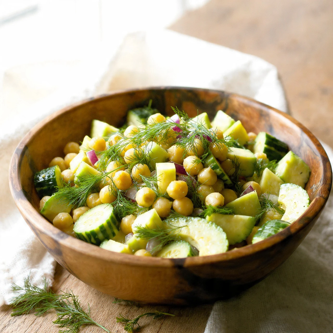 Healthy Tuna Garbanzo Bean Salad