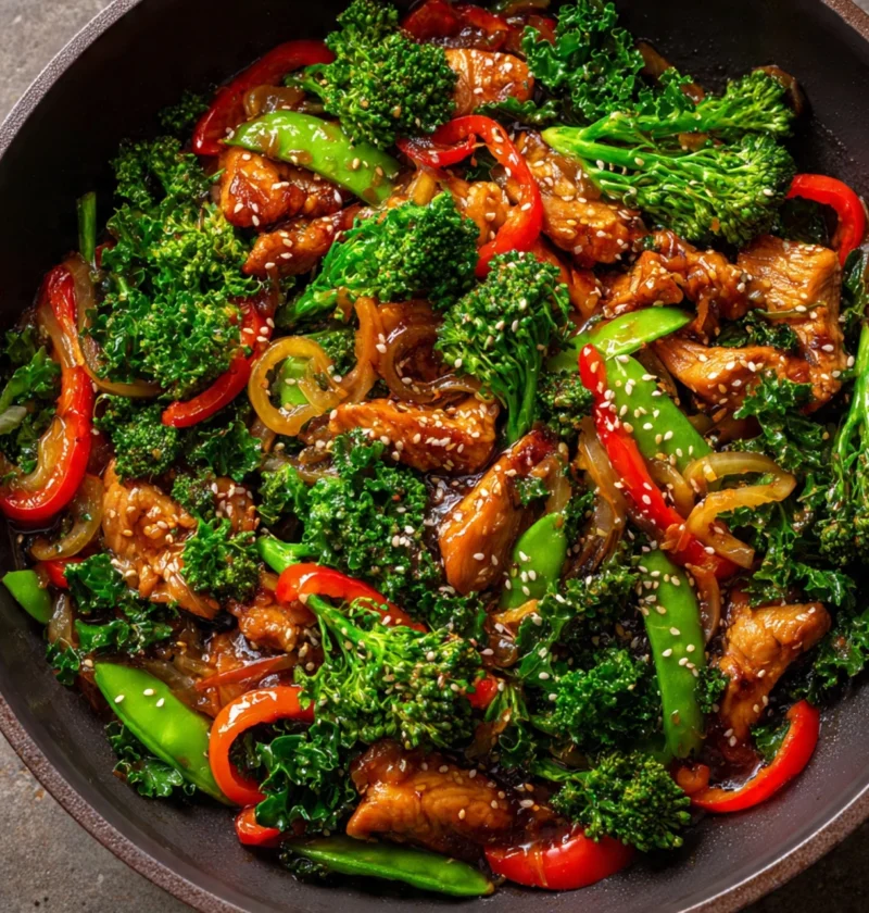 Low-calorie Chicken Stir Fry Recipe Best Low-calorie Chicken Stir Fry Healthy Chicken Stir Fry Under 300 Calories Easy Low...