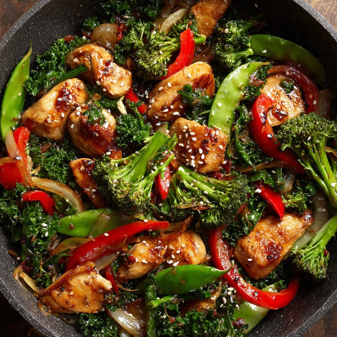 Low-calorie Chicken Stir Fry Recipe Best Low-calorie Chicken Stir Fry Healthy Chicken Stir Fry Under 300 Calories Easy Low...