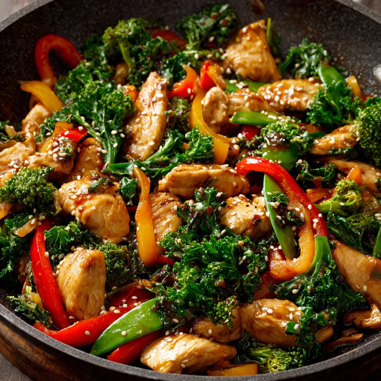 Low-calorie Chicken Stir Fry Recipe Best Low-calorie Chicken Stir Fry Healthy Chicken Stir Fry Under 300 Calories Easy Low...