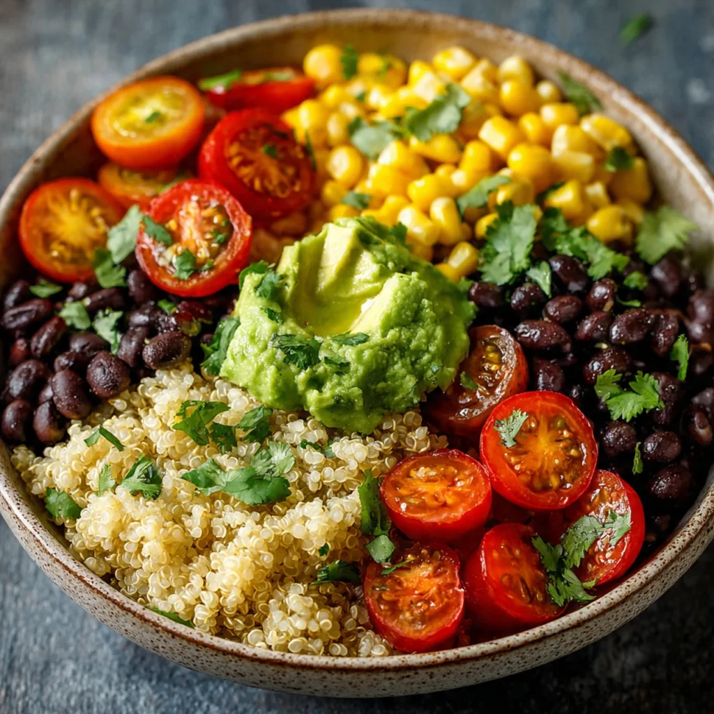 Mexican Quinoa Protein Bowls : High-Protein, Fresh & Flavorful