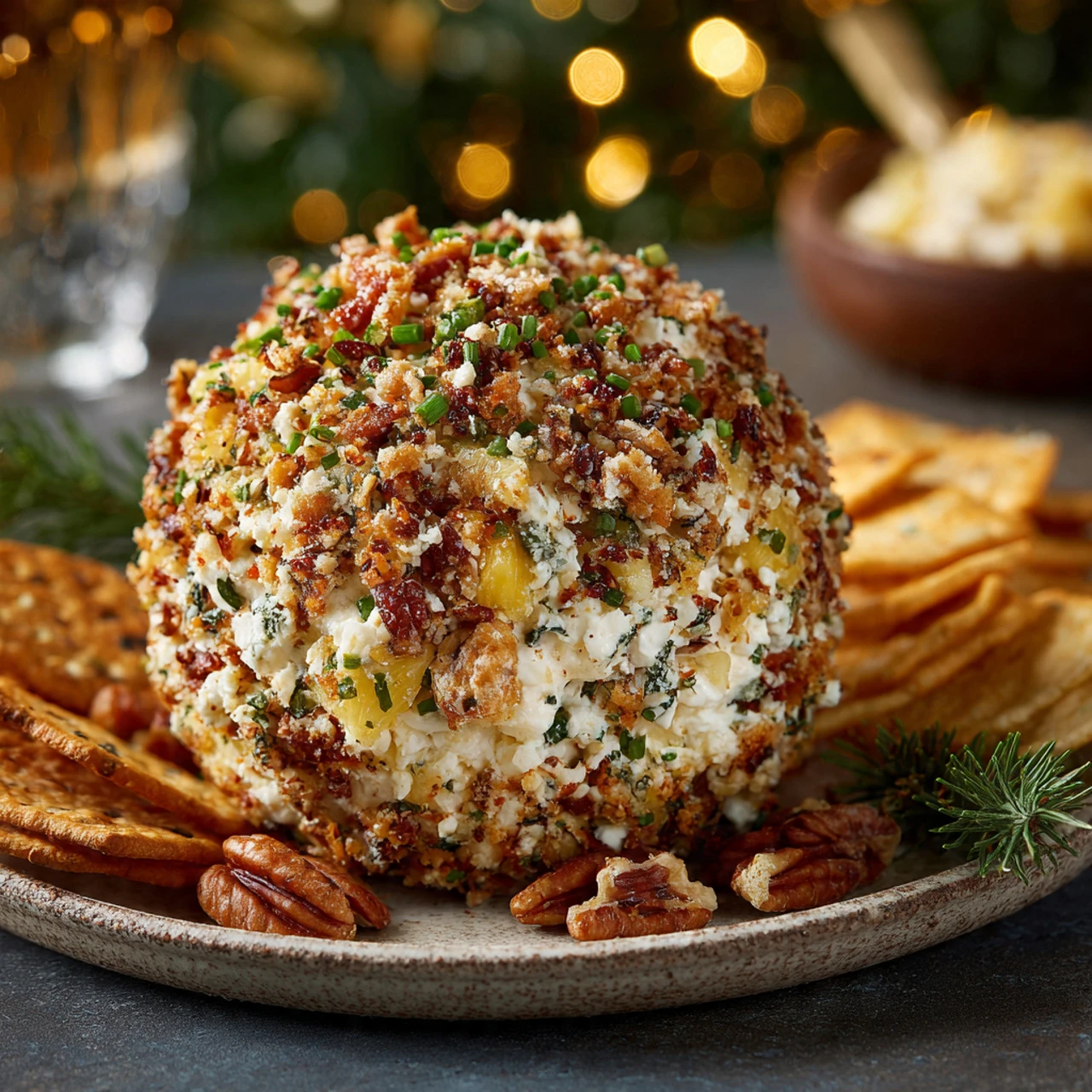 Pineapple Pecan Cheese Ball