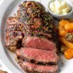 Roasted Salmon With Miso Cream