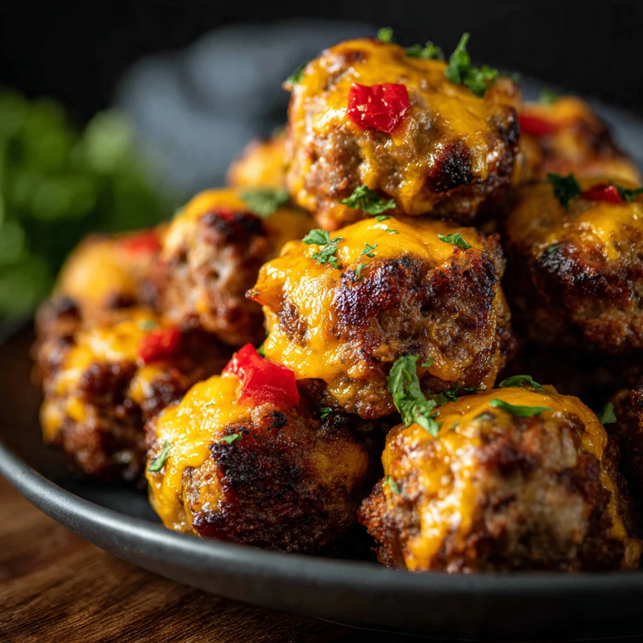Rotel Cream Cheese Sausage Balls