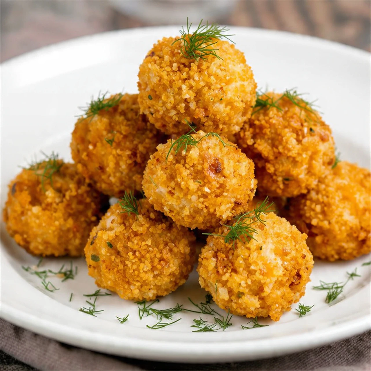 Salmon Balls Creamy Avocado Sauce Delicious