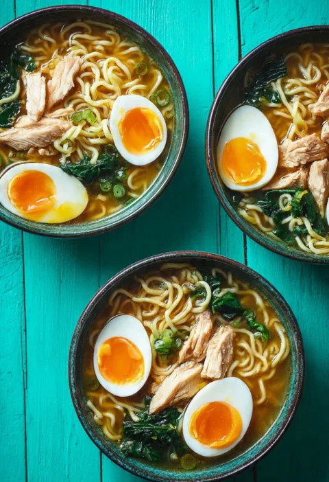 Slowcooker Chicken Ramen Bok Choy Miso