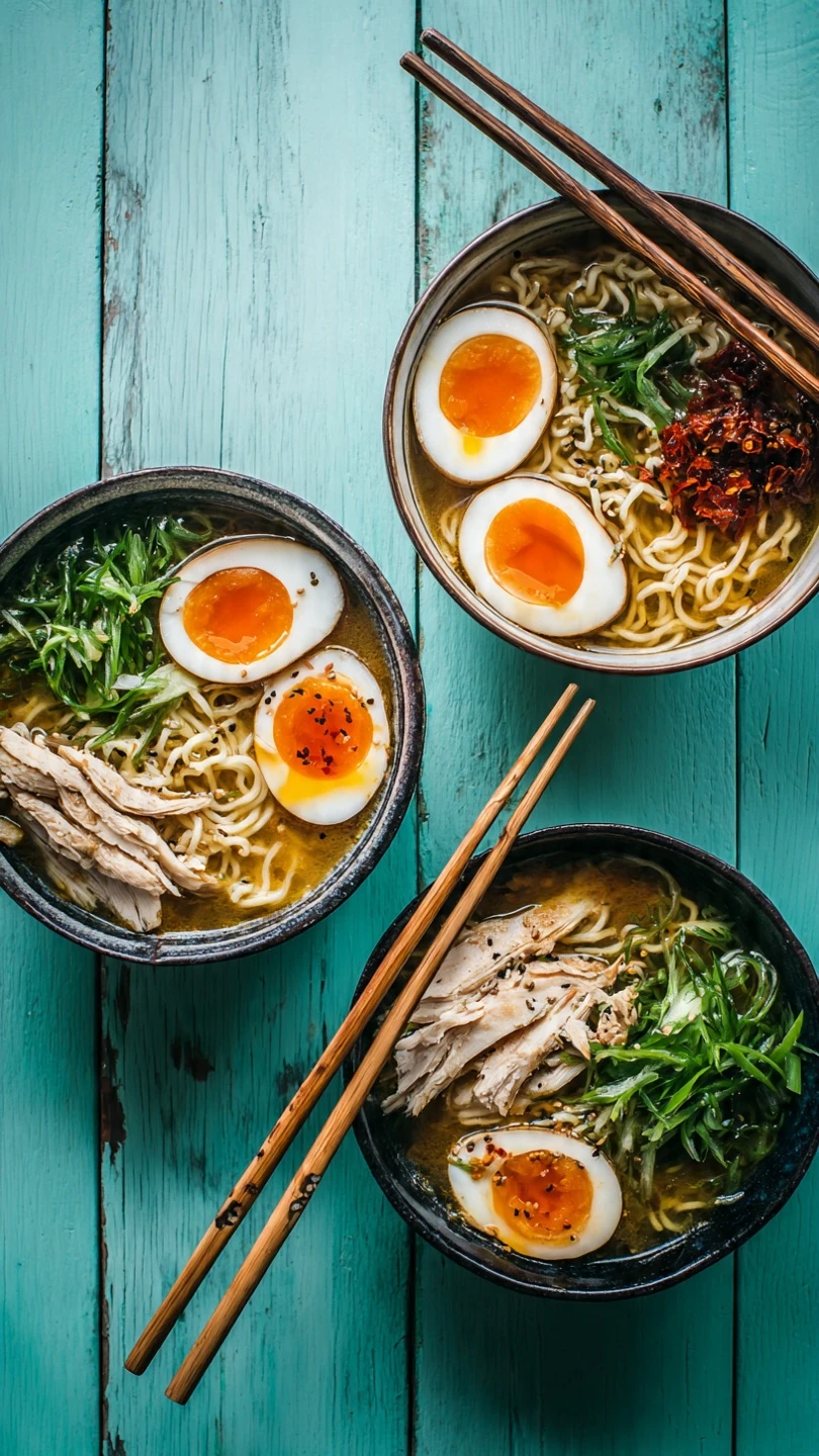 Slowcooker Chicken Ramen Bok Choy Miso