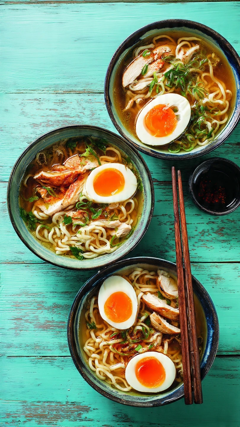 Slowcooker Chicken Ramen Bok Choy Miso
