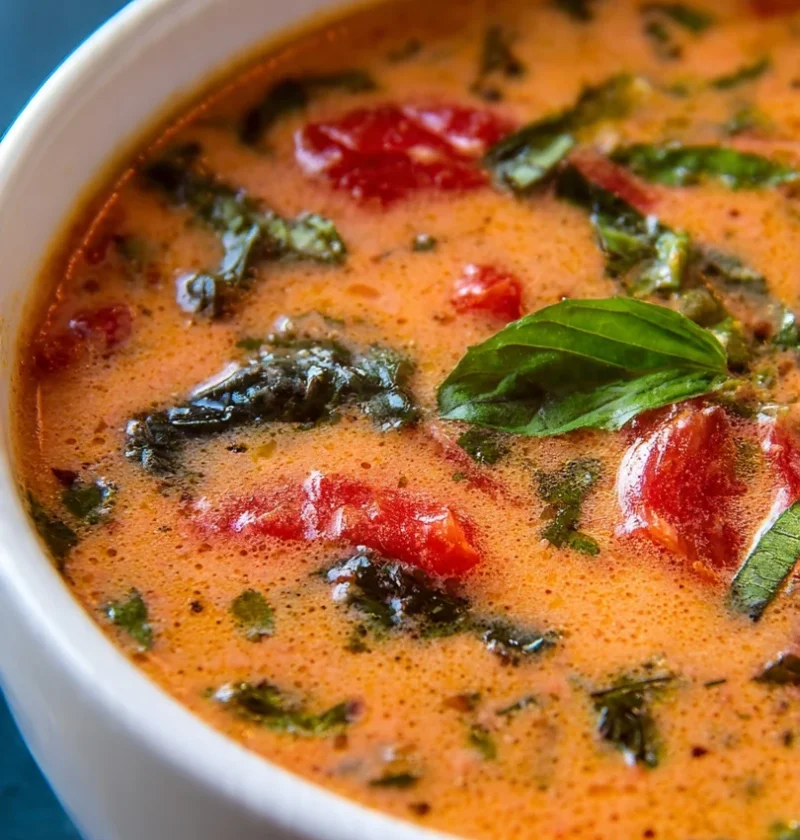 Slow Cooker Creamy Tomato Lentil Soup