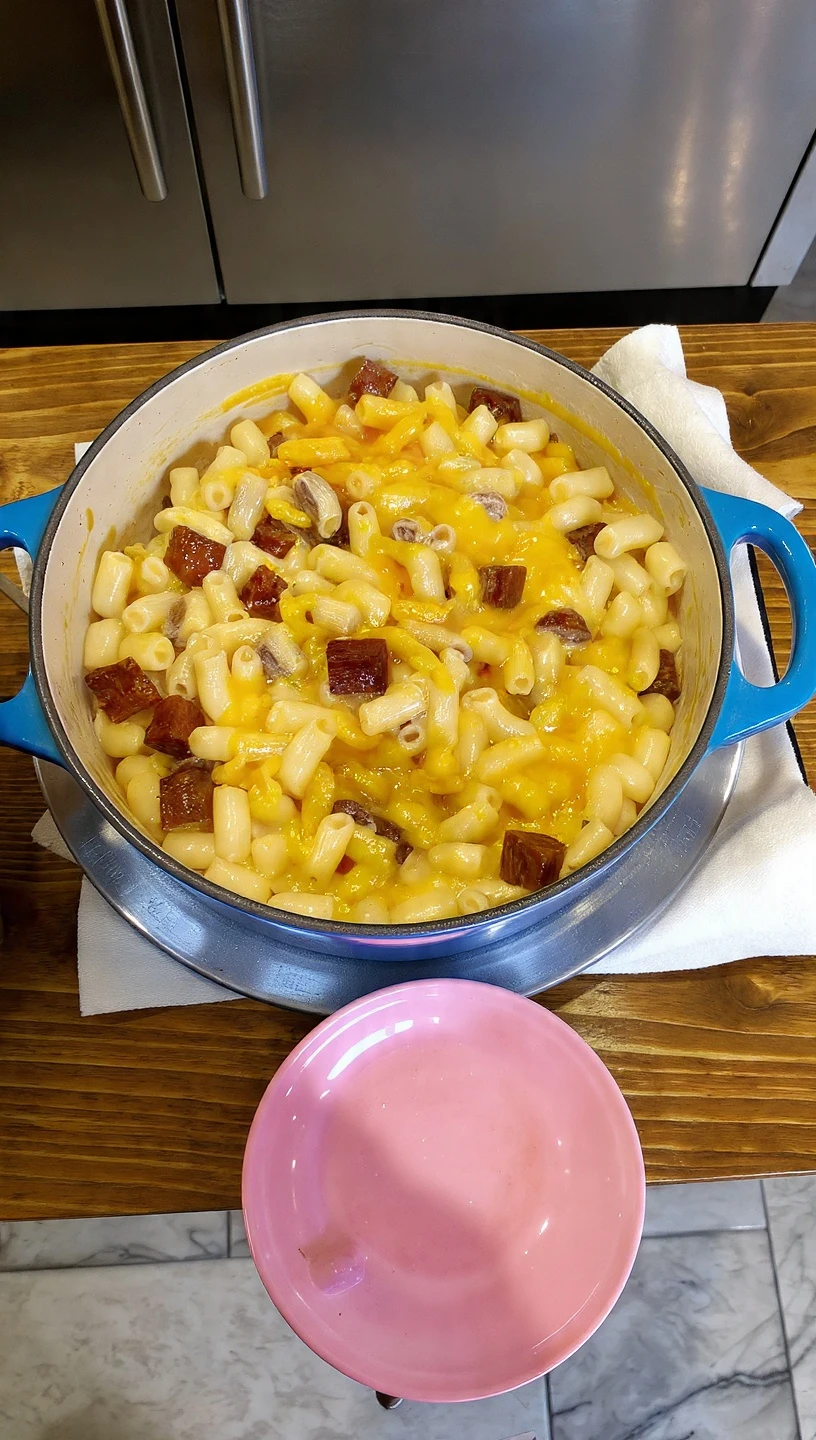 Spam Macaroni and Cheese