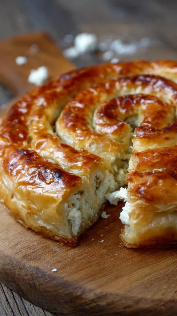 Spiraled Spanakopita With Feta