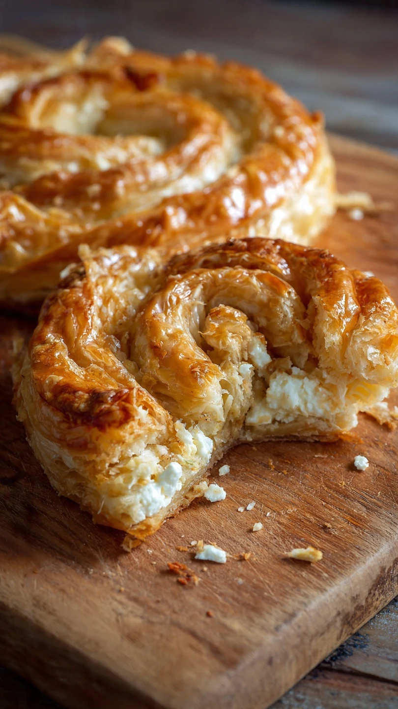 Spiraled Spanakopita With Feta