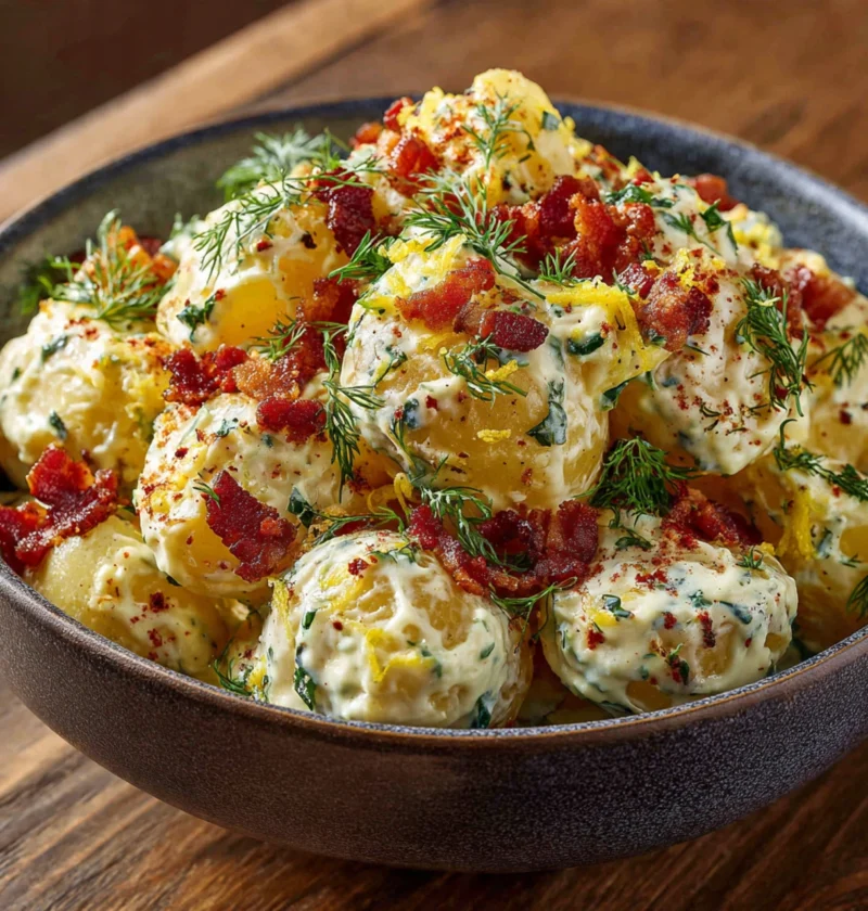 Steakhouse Potato Salad Creamy Flavorpacked Side Dish
