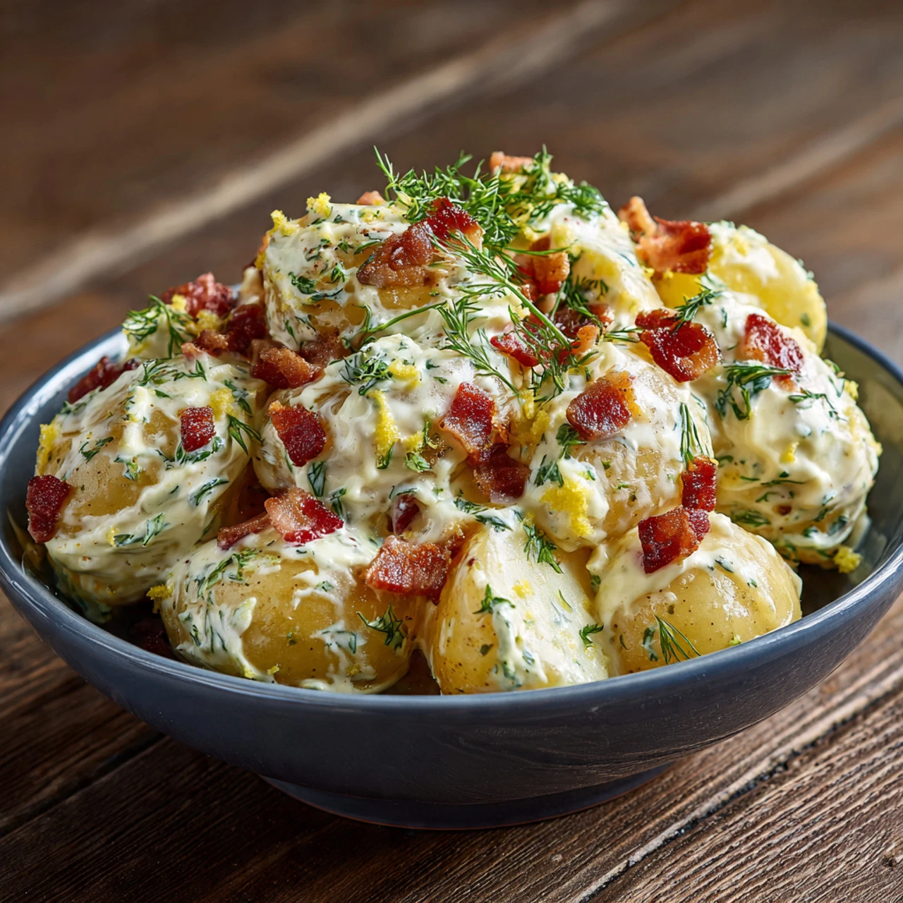 Steakhouse Potato Salad Creamy Flavorpacked Side Dish