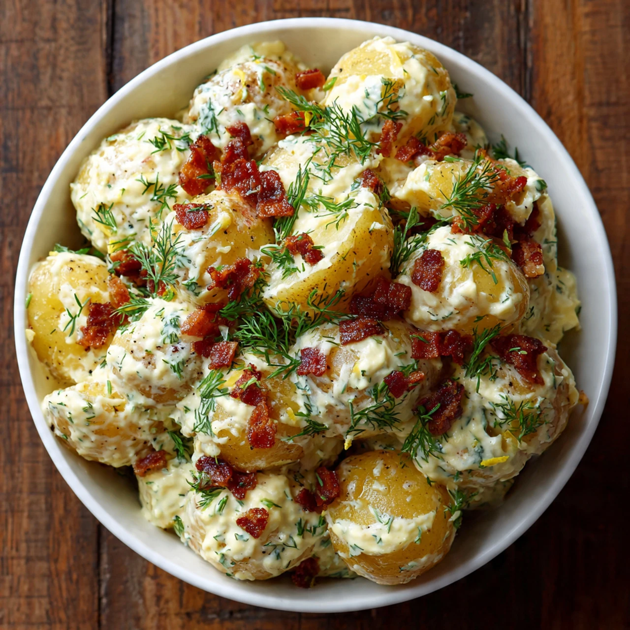 Steakhouse Potato Salad Creamy Flavorpacked Side Dish