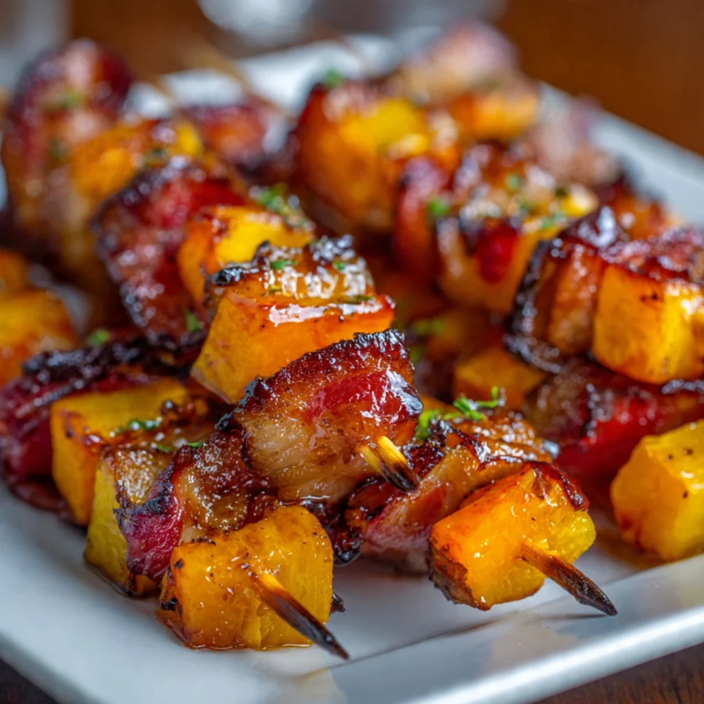 Sweet Potato and Bacon Skewers Recipe That Delights!