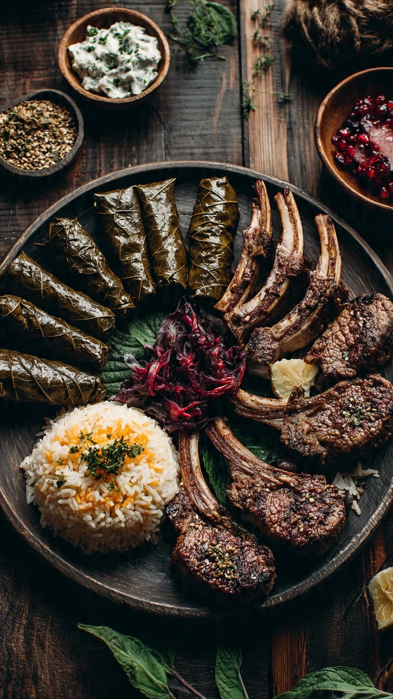 Warak Dawali Stuffed Grape Leaves